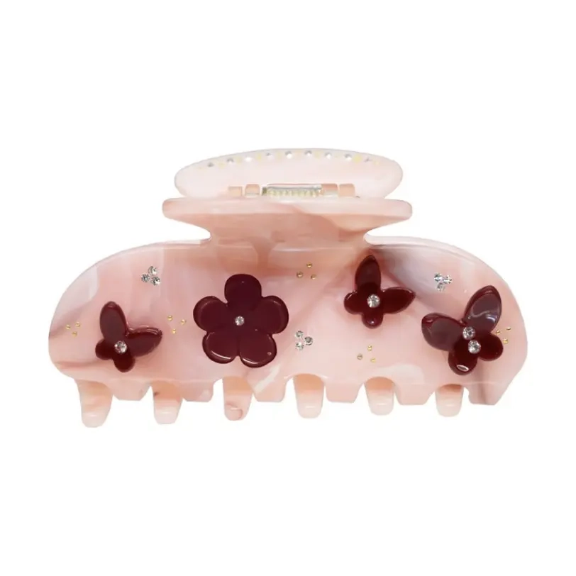 Заколка-краб для волос Sweetheart Clip in Bordeaux Chantilly Angel Food EMI JAY