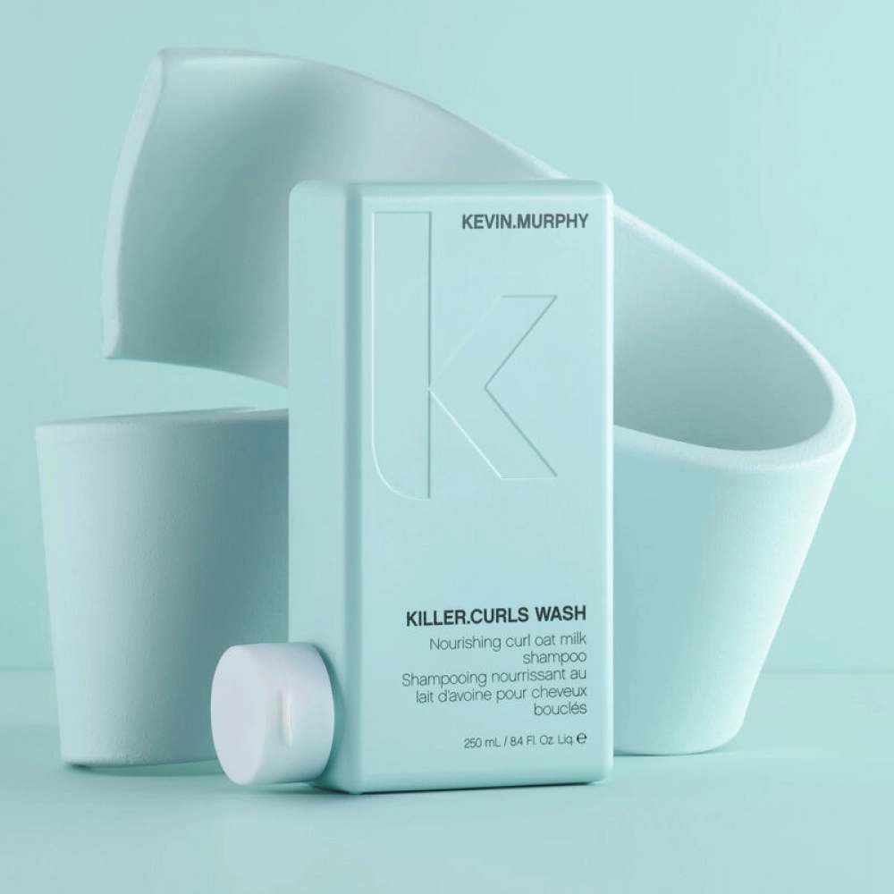 Живильний шампунь з вівсяним молоком для кучерявого волосся Killer.Curls Wash KEVIN.MURPHY Обʼєм 250 мл — фото 3