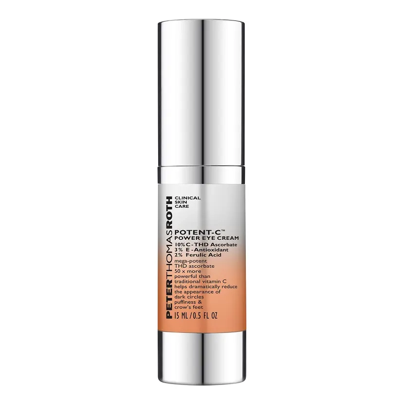 Антиоксидантний крем для шкіри навколо очей з вітаміном С Potent C™ Power Eye Cream PETER THOMAS ROTH Обʼєм 15 мл