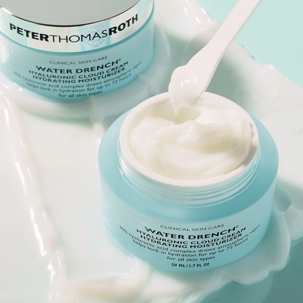 Зволожуючий крем для обличчя з гіалуроновою кислотою Water Drench® Hyaluronic Cloud Cream Hydrating Moisturizer PETER THOMAS ROTH Обʼєм 50 мл — фото 5