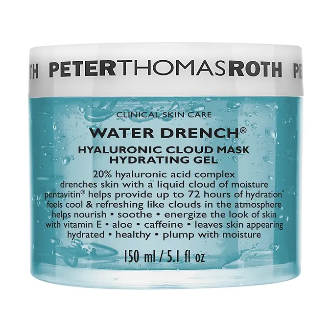 Зволожуюча гелева маска для обличчя з гіалуроновою кислотою Water Drench® Hyaluronic Cloud Mask Hydrating Gel PETER THOMAS ROTH Обʼєм 150 мл
