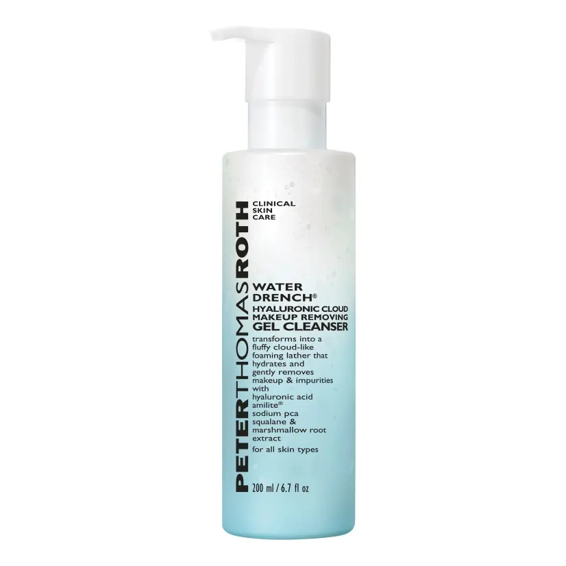Увлажняющий гель для снятия макияжа Water Drench® Hyaluronic Cloud Makeup Removing Gel Cleanser PETER THOMAS ROTH Объем 200 мл