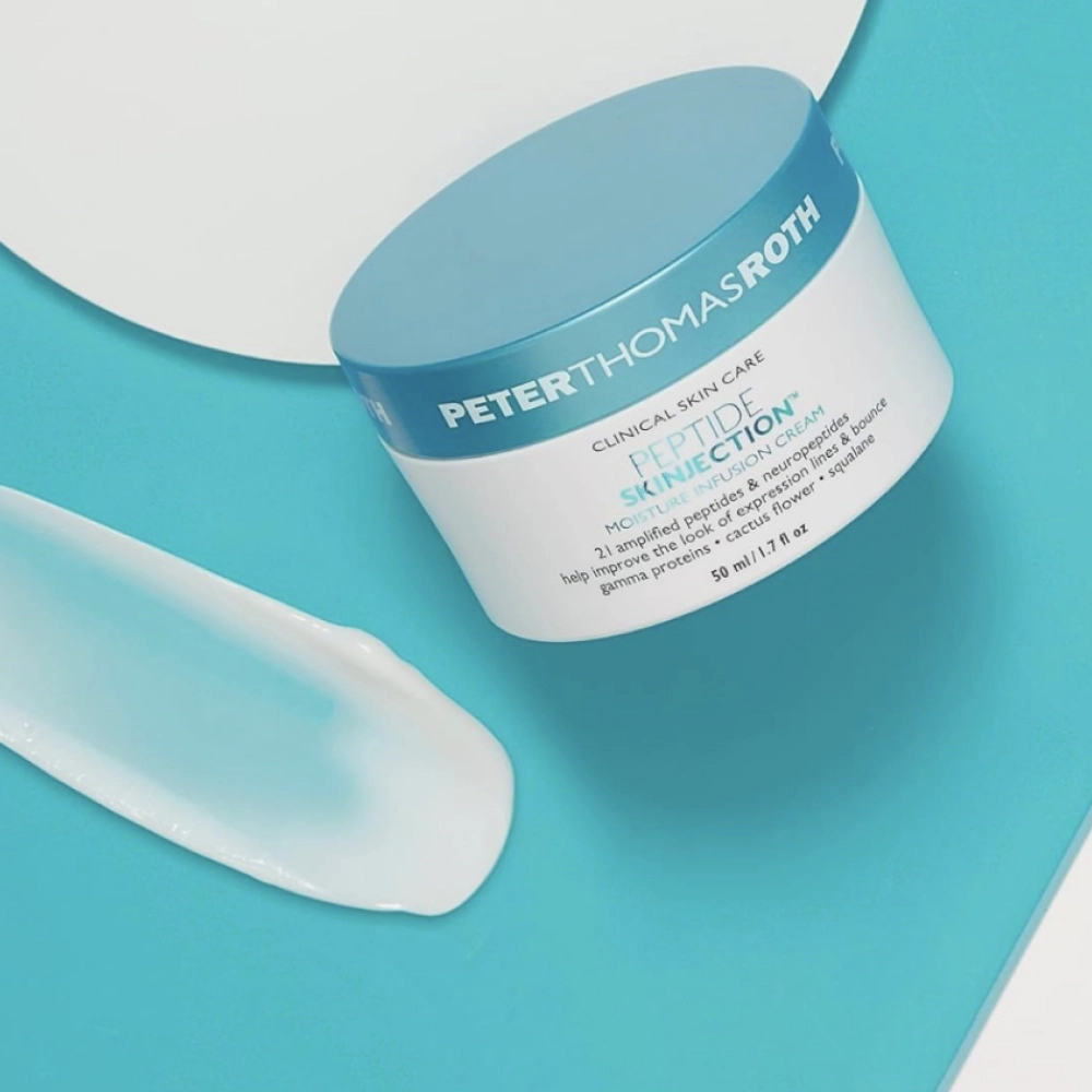 Антивіковий крем для інтенсивного зволоження обличчя Peptide Skinjection Moisture Infusion Cream PETER THOMAS ROTH Обʼєм 50 мл — фото 3