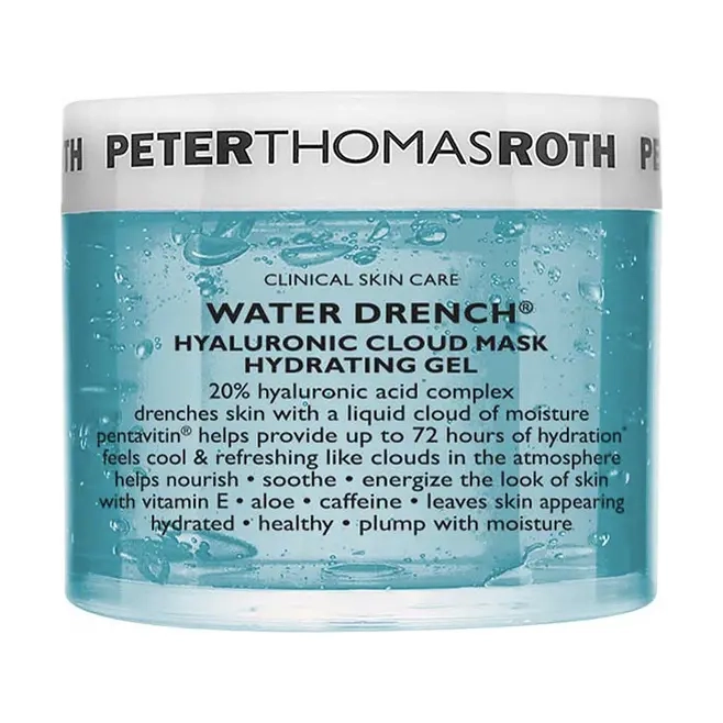 Зволожуюча гелева маска для обличчя з гіалуроновою кислотою Water Drench® Hyaluronic Cloud Mask Hydrating Gel PETER THOMAS ROTH Обʼєм 50 мл