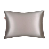 Шелковая наволочка с сатином Soft Silk Pillowcase MON MOU Оттенок Taupe