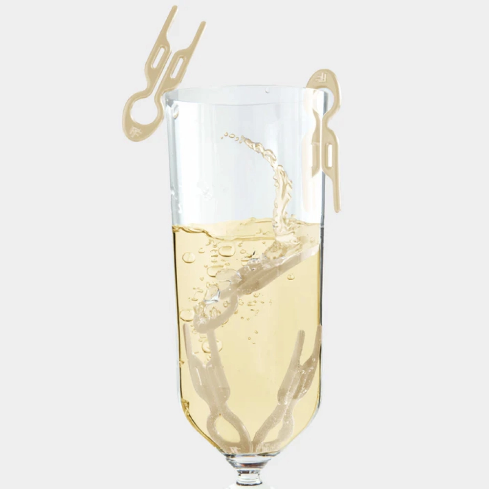 Набор шпилек для волос Nº1 Hairpin Petite Champagnized (5 per box) FIONA FRANCHIMON — фото 2