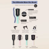 Щітка для укладання феном Easy Dry & Go TANGLE TEEZER Відтінок Tickled Pink — фото 7