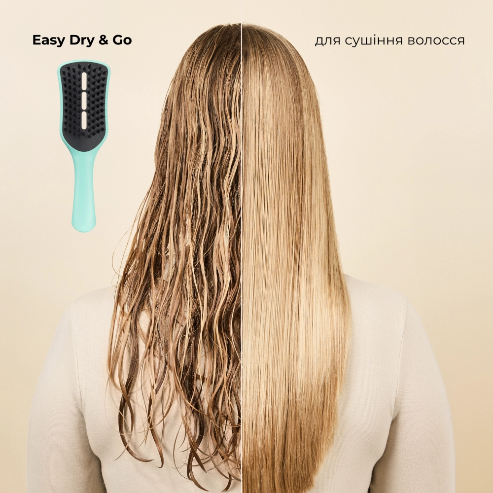Щітка для укладання феном Easy Dry & Go TANGLE TEEZER Відтінок Sweet Pea — фото 4