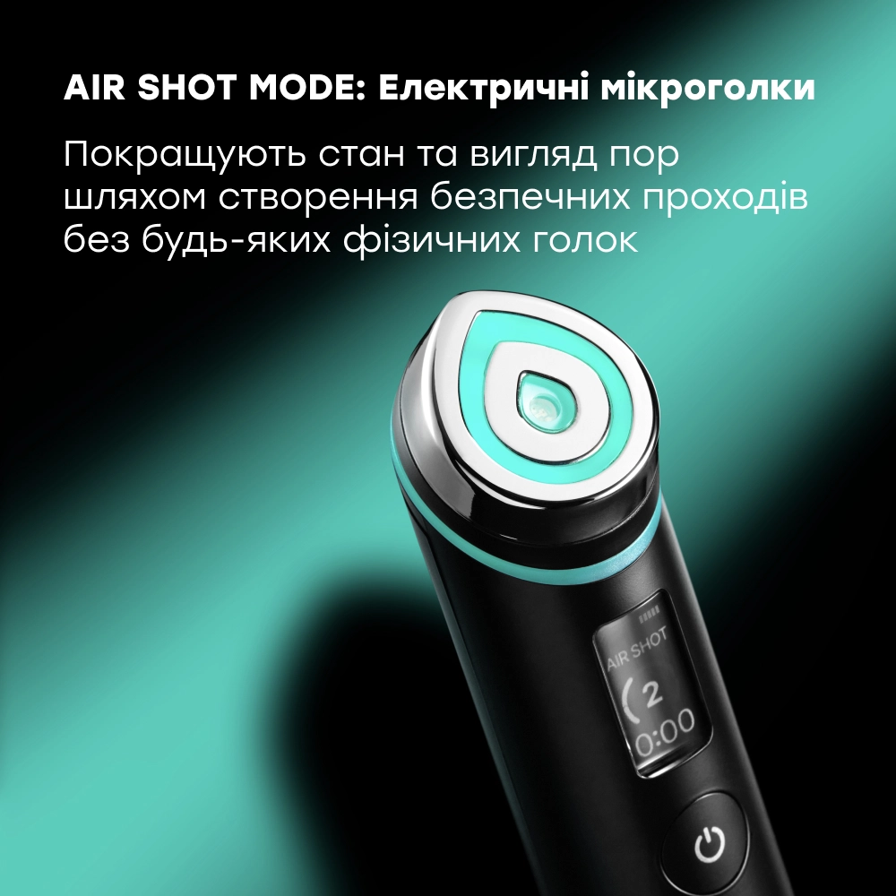 Пристрій для домашнього догляду за шкірою 6 в 1 Age-R Booster Pro MEDICUBE Відтінок Black — фото 5