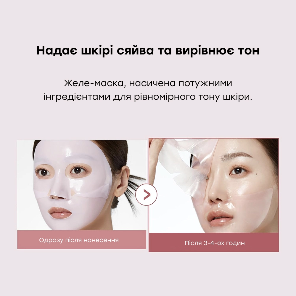 Гідрогелева маска з PDRN та колагеном Pdrn Pink Collagen Gel Mask MEDICUBE Вага 28 г — фото 7
