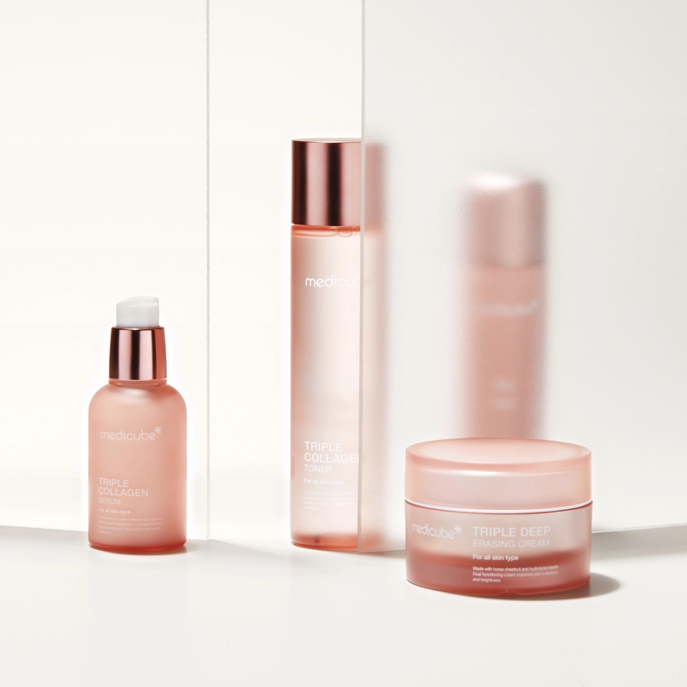Тонер с тройным коллагеном Triple Collagen Toner 4.0 MEDICUBE Объем 140 мл — фото 3
