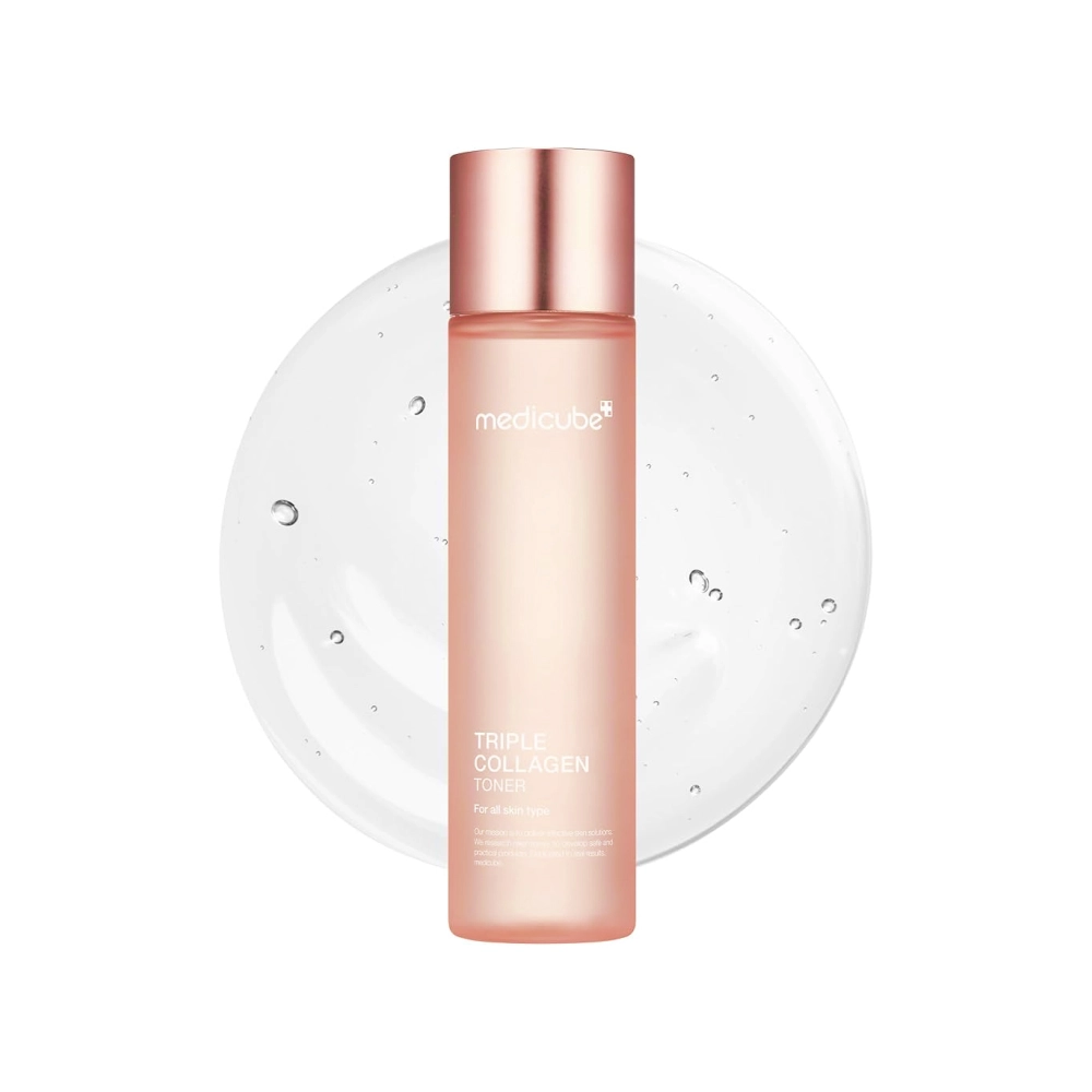 Тонер с тройным коллагеном Triple Collagen Toner 4.0 MEDICUBE Объем 140 мл — фото 2