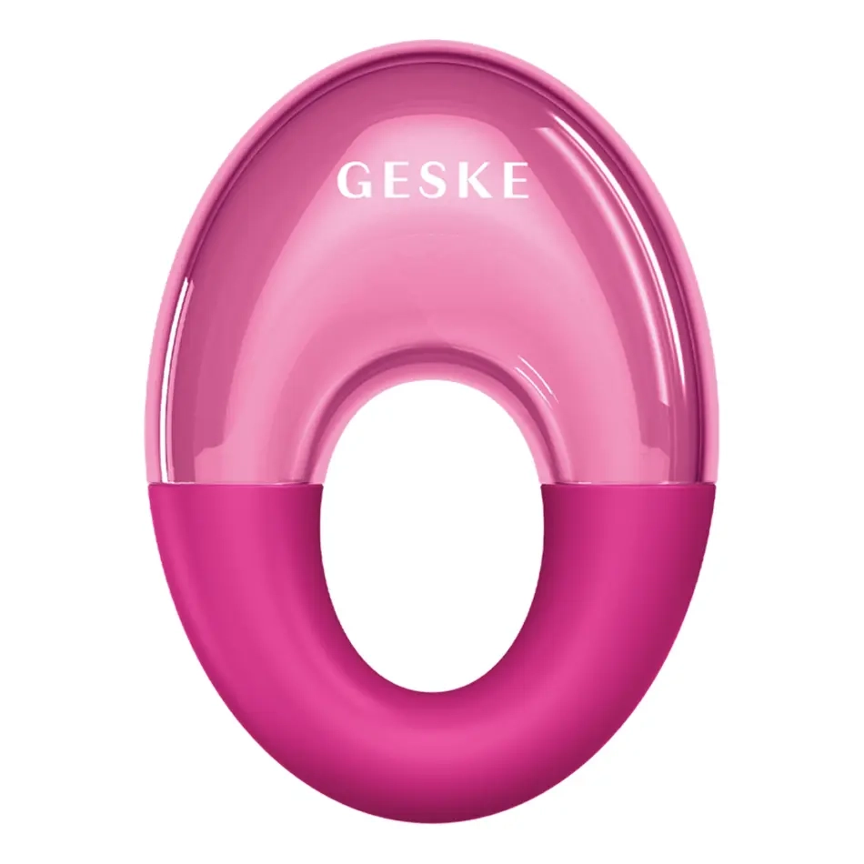 Масажер для очей тепло та холод Cool & Warm Eye Massager 7 in 1 GESKE Відтінок Magenta