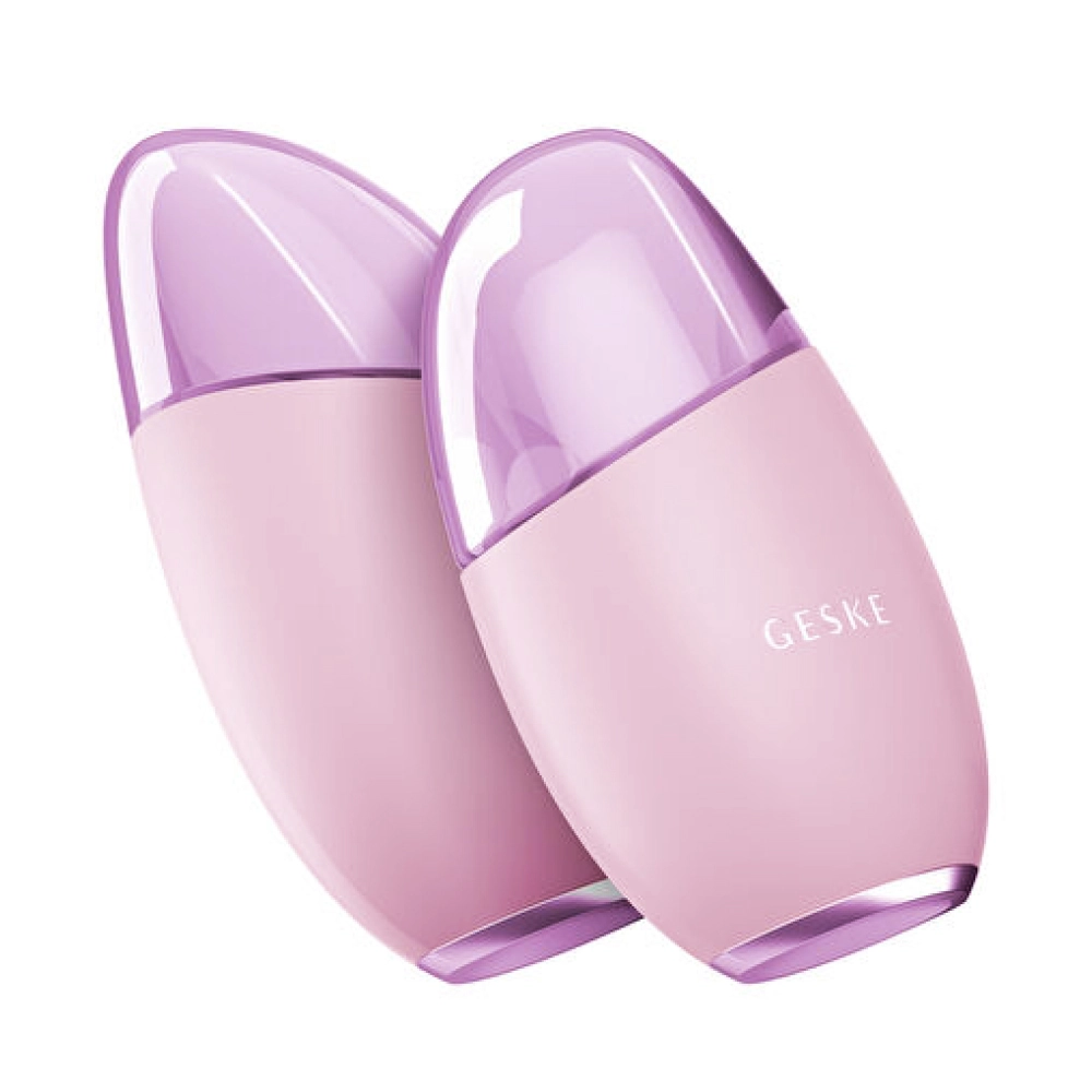 Масажер для очей та обличчя тепло та холод 7 в 1 Cool & Warm Eye and Face Massager 7 in 1 GESKE Відтінок Pink — фото 3