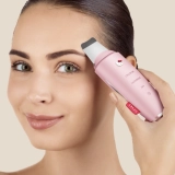 Пристрій для скрабування шкіри та усунення чорних цяток 9 в 1 MicroCurrent Skin Scrubber & Blackhead Remover 9 в 1 Hello Кitty GESKE Відтінок Pink — фото 2