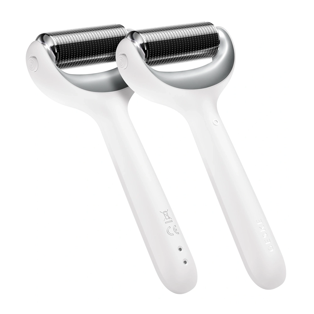 Електронний ролик для обличчя та тіла з мікроголками 8 в 1 MicroNeedle Face & Body Roller 8 in 1 GESKE Відтінок White — фото 3