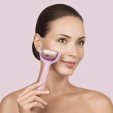 Електронний ролик для обличчя та тіла з мікроголками 8 в 1 MicroNeedle Face & Body Roller 8 in 1 GESKE Відтінок Pink — фото 2