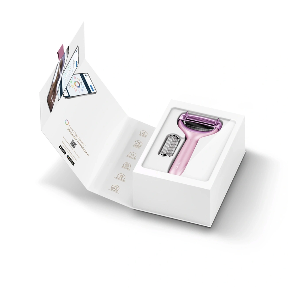 Електронний ролик для обличчя та тіла з мікроголками 8 в 1 MicroNeedle Face & Body Roller 8 in 1 GESKE Відтінок Pink — фото 5
