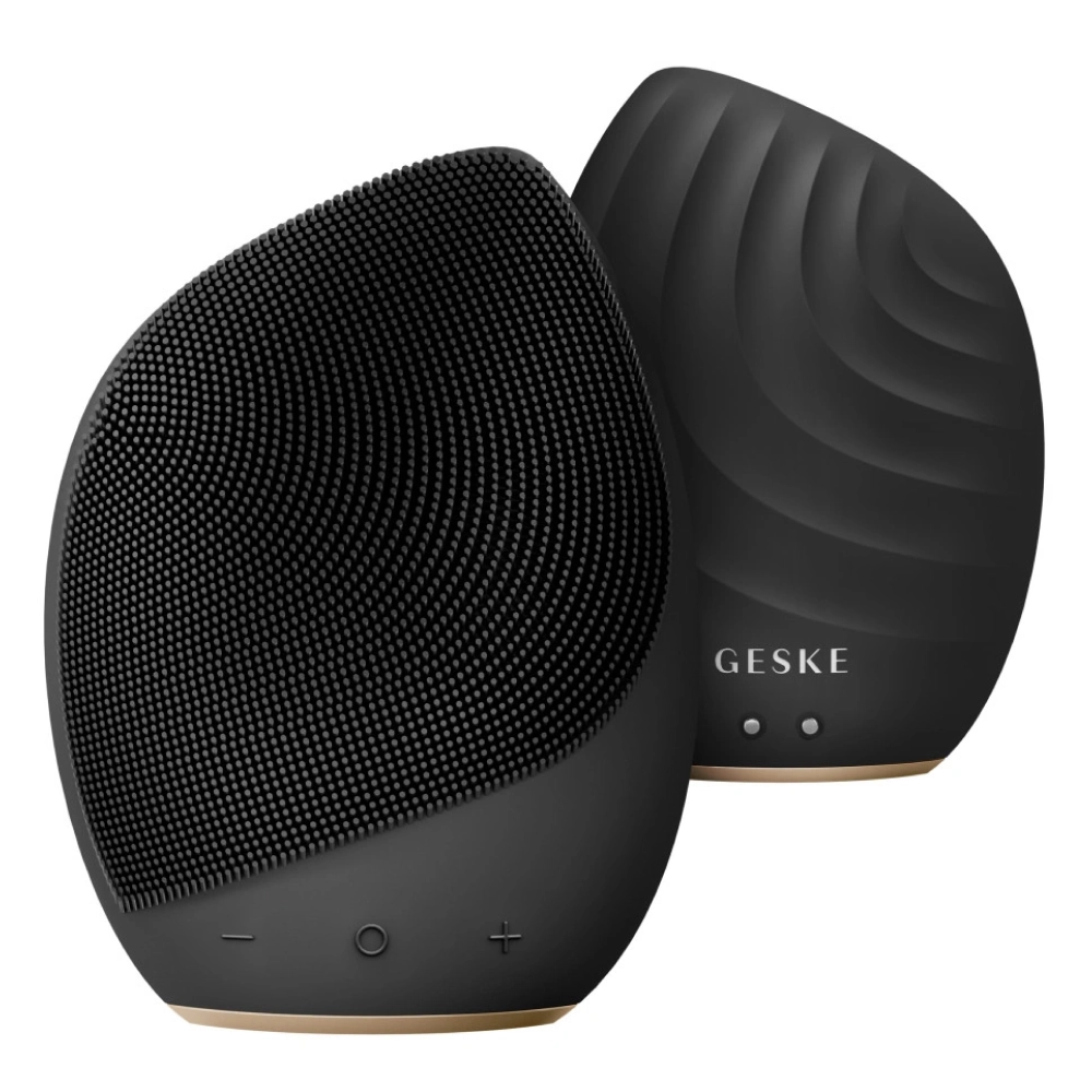 Звуковая щётка для лица 5 в 1 Sonic Facial Brush 5 in 1 GESKE Оттенок Gray — фото 4