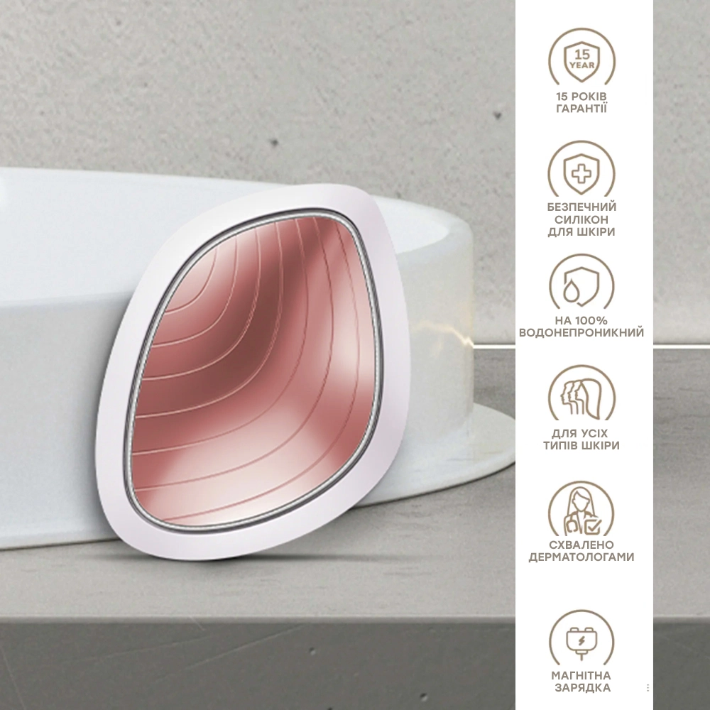 Звукова маска тепло та холод 9 в 1 Sonic Warm & Cool Mask 9 in 1 GESKE Відтінок Starlight — фото 4