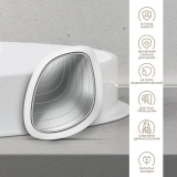 Звукова маска тепло та холод 9 в 1 Sonic Warm & Cool Mask 9 in 1 GESKE Відтінок White — фото 4