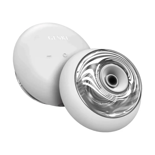 Звуковой массажёр для лица и тела с функцией тепла и холода 9 в 1 Sonic Cool & Warm Face and Body Massager 9 in 1 geske Оттенок White