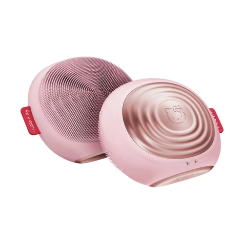 Электронная звуковая термощётка для лица 5 в 1 Sonic Thermo Facial Brush 5 in 1 Hello Kitty geske Оттенок Pink