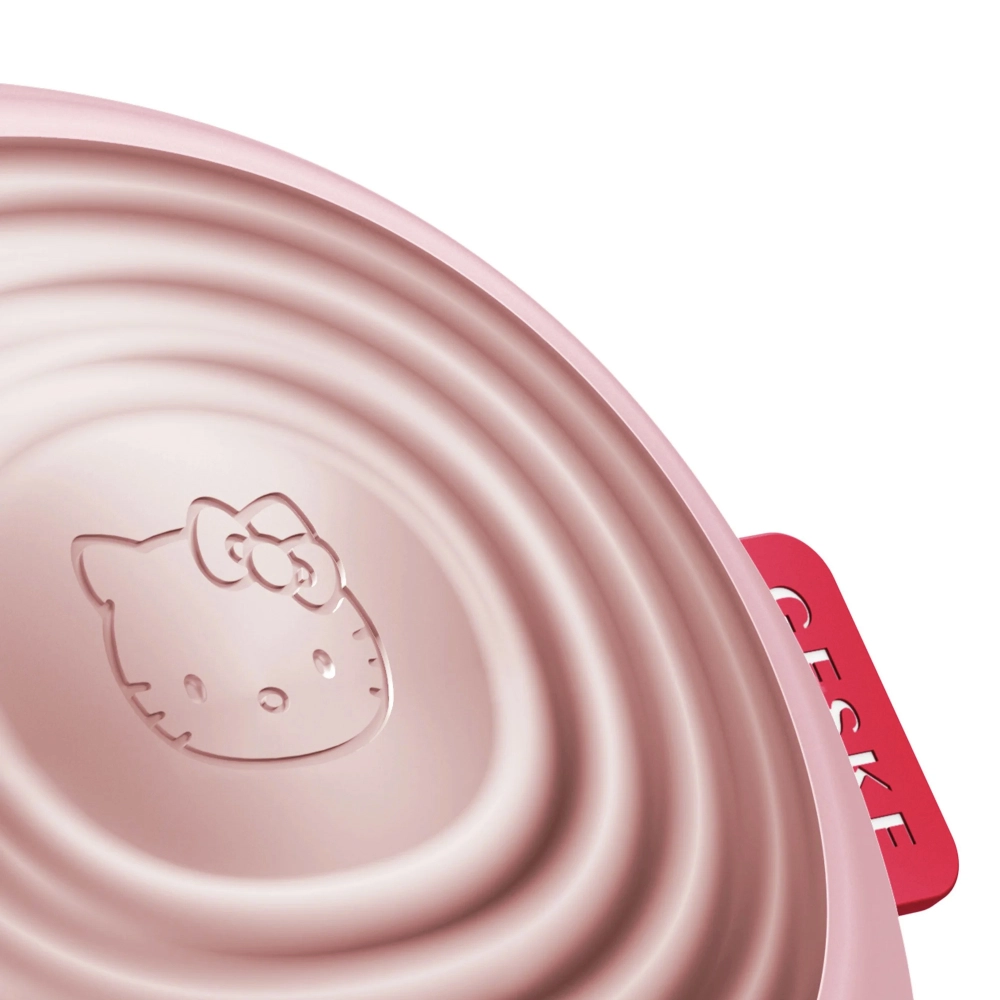 Электронная звуковая термощётка для лица 5 в 1 Sonic Thermo Facial Brush 5 in 1 Hello Kitty GESKE Оттенок Pink — фото 2