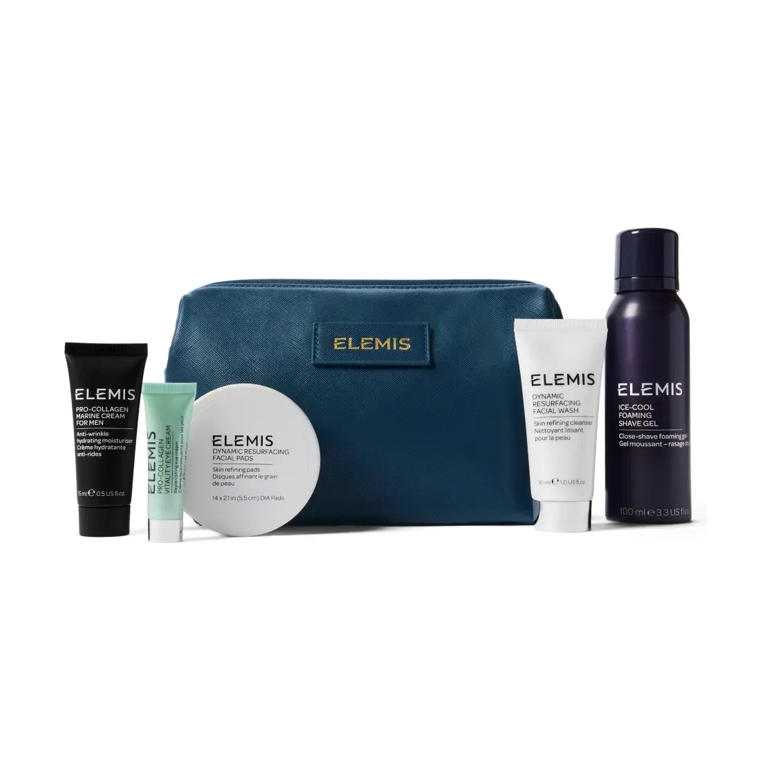 Набір тревел-бестселерів для нього Travel Kit Skin Heroes for Him ELEMIS