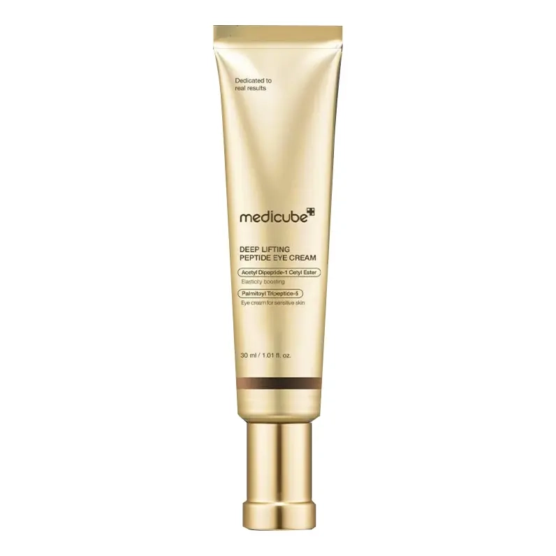 Підтягуючий крем для контуру очей з пептидним комплексом Deep Lifting Peptide Eye Cream MEDICUBE Обʼєм 30 мл