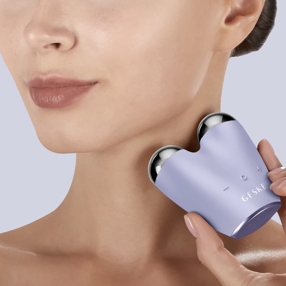 Мікрострумовий підтягувач для обличчя 6 в 1 MicroCurrent Face-Lifter 6 in 1 GESKE Відтінок Purple — фото 3
