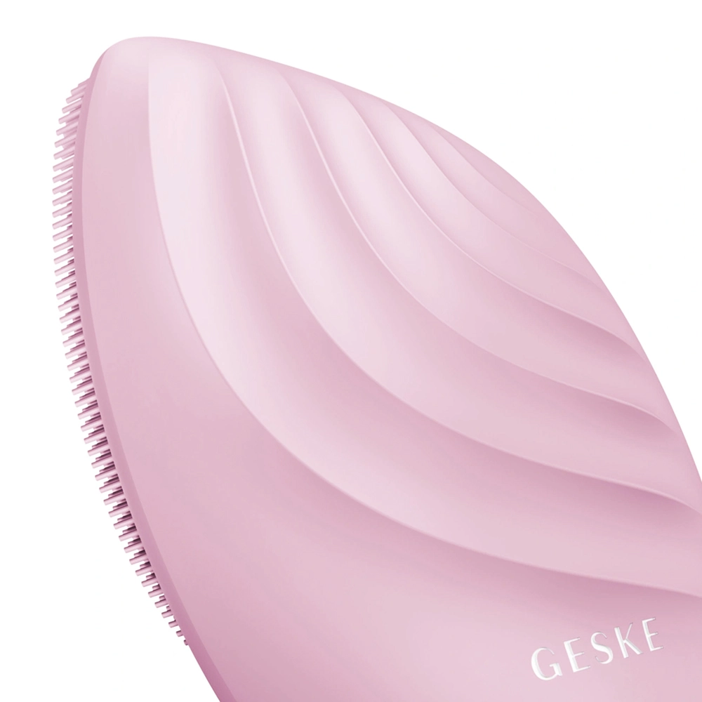 Електронна звукова щітка для обличчя 5 в 1 Sonic Facial Brush 5 in 1 GESKE Відтінок Pink — фото 3