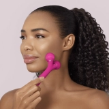 Електронний звуковий ролик для обличчя 4 в 1 Sonic Facial Roller 4 in 1 GESKE Відтінок Magenta — фото 2