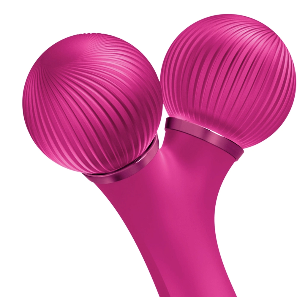 Електронний звуковий ролик для обличчя 4 в 1 Sonic Facial Roller 4 in 1 GESKE Відтінок Magenta — фото 3