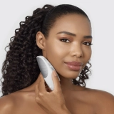 Електронна звукова термо щітка для обличчя 6 в 1 Sonic Thermo Facial Brush 6 in 1 GESKE Відтінок White — фото 2