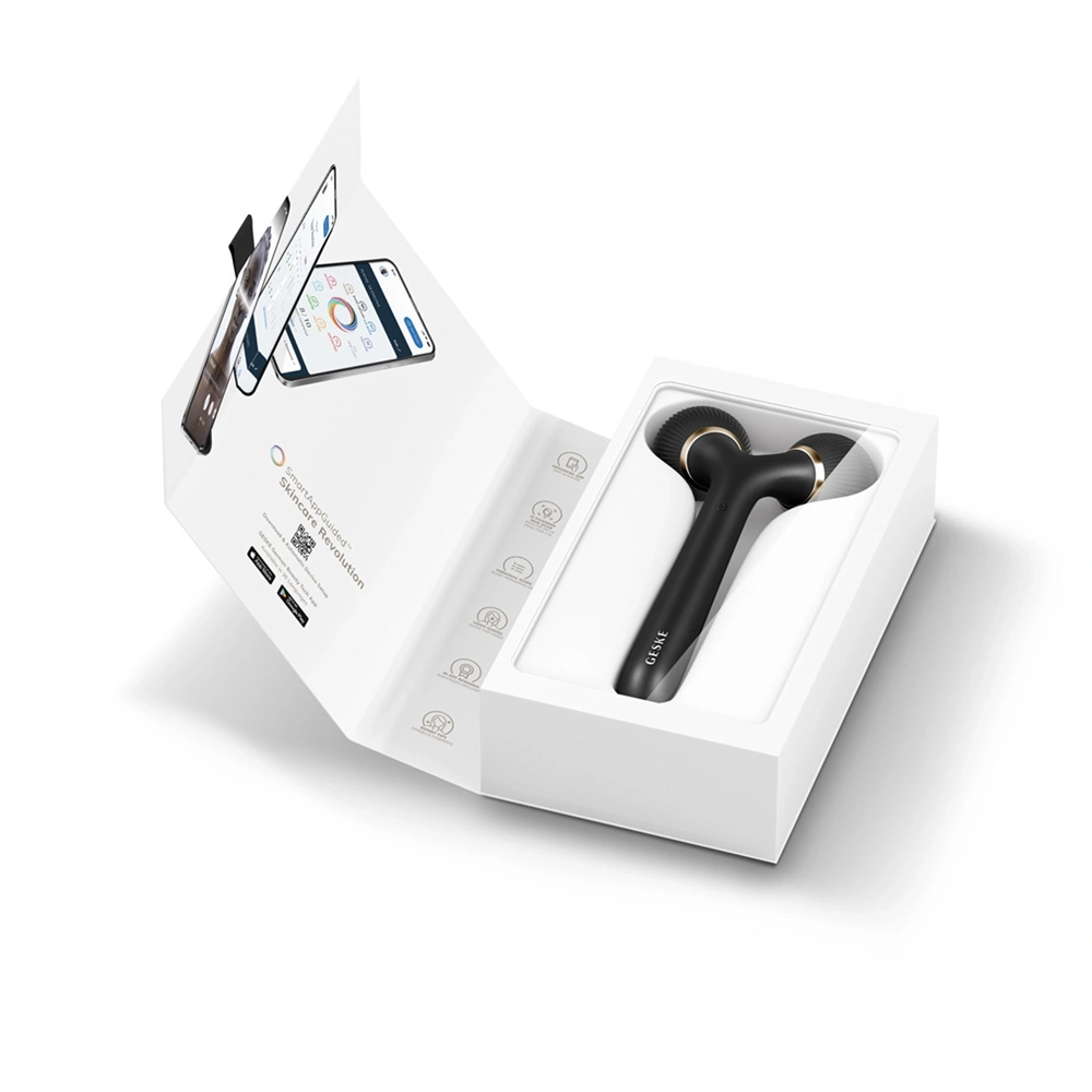Електронний звуковий ролик для обличчя та тіла 4 в 1 Sonic Facial & Body Roller 4 in 1 Gray GESKE — фото 6