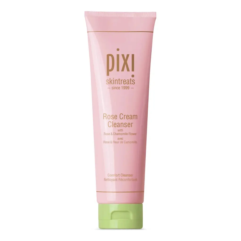 Ніжний крем для вмивання обличчя з рожевою олією Rose Cream Cleanser PIXI Обʼєм 135 мл