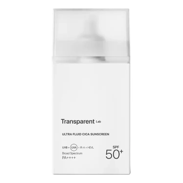 Ультралегкий солнцезащитный крем Ultra Fluid Cica Sunscreen TRANSPARENT LAB Объем 100 мл