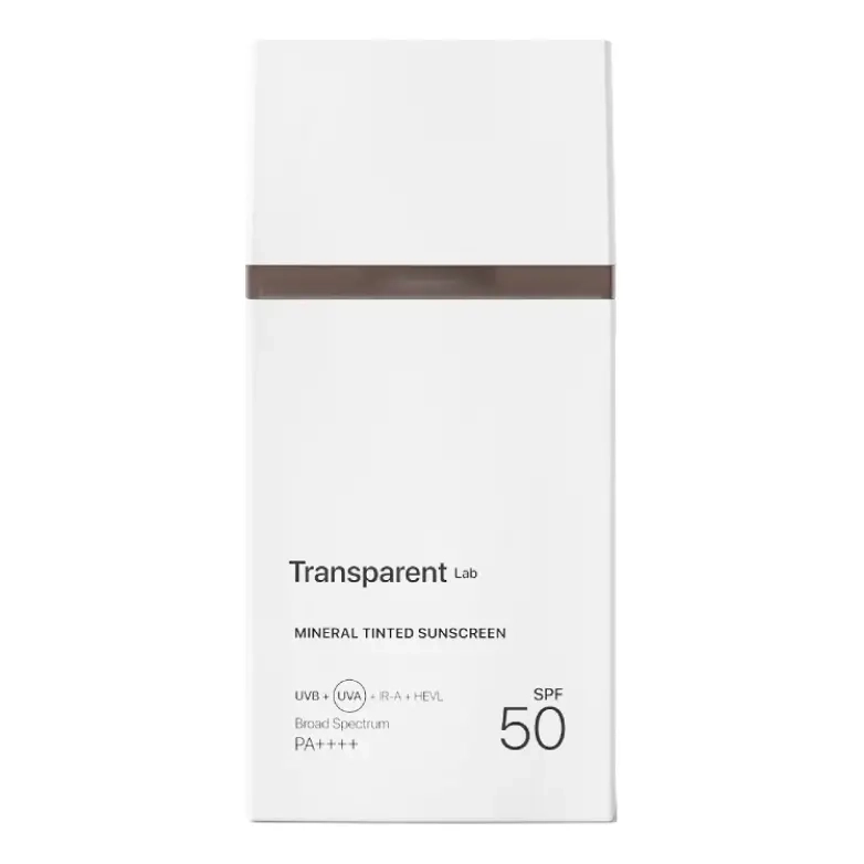 Мінеральний сонцезахисний крем із легким тонуючим ефектом Mineral Tinted Sunscreen TRANSPARENT LAB Відтінок Dark