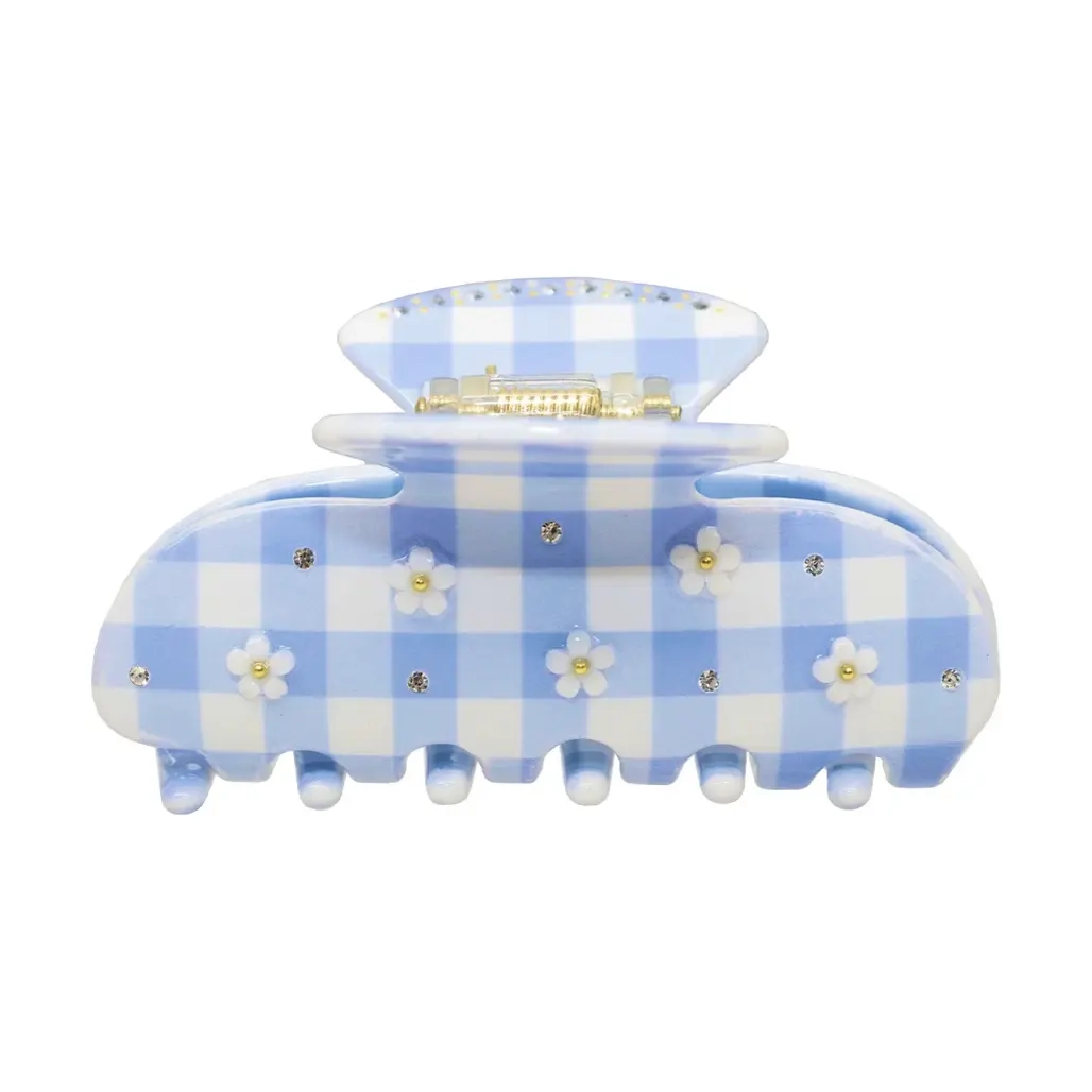 Заколка-краб для волосся Sweetheart Clip in Daisy Blue Picnic EMI JAY