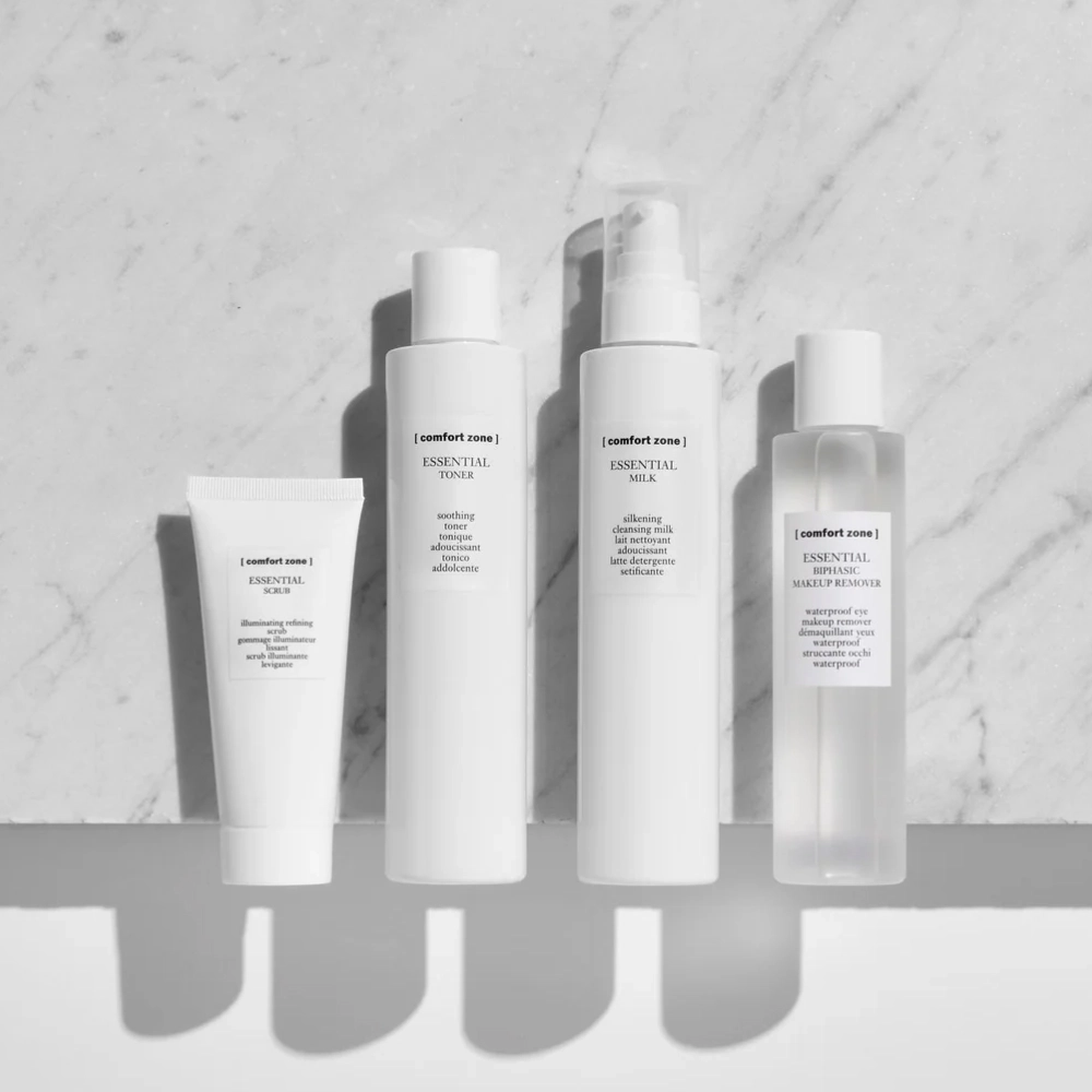 Двофазний засіб для зняття макіяжу Essential Biphasic Make Up Remover COMFORT ZONE Обʼєм 150 мл — фото 4