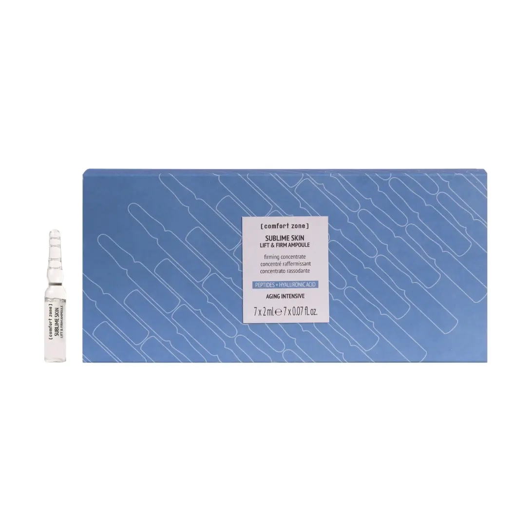 Ампули для ліфтингу та зміцнення шкіри обличчя Sublime Skin Lift&Firm Ampoule COMFORT ZONE Обʼєм 14 мл