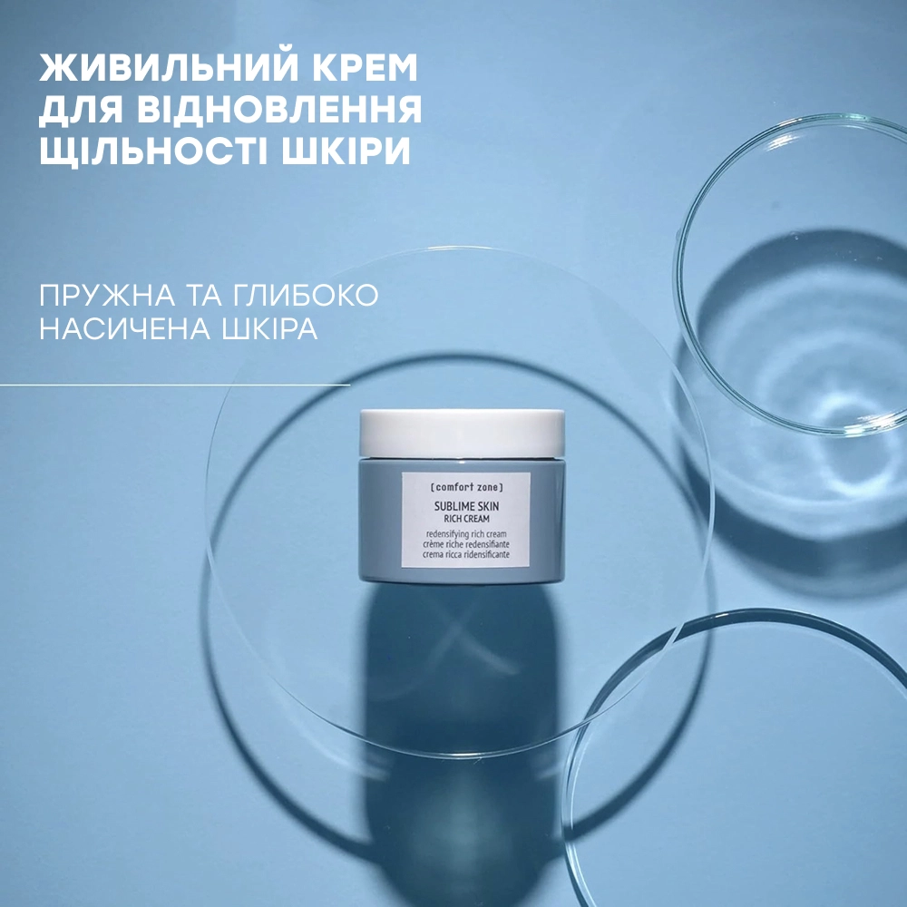 Антивозрастной питательный крем Sublime Skin Rich Cream COMFORT ZONE Объем 60 мл — фото 6