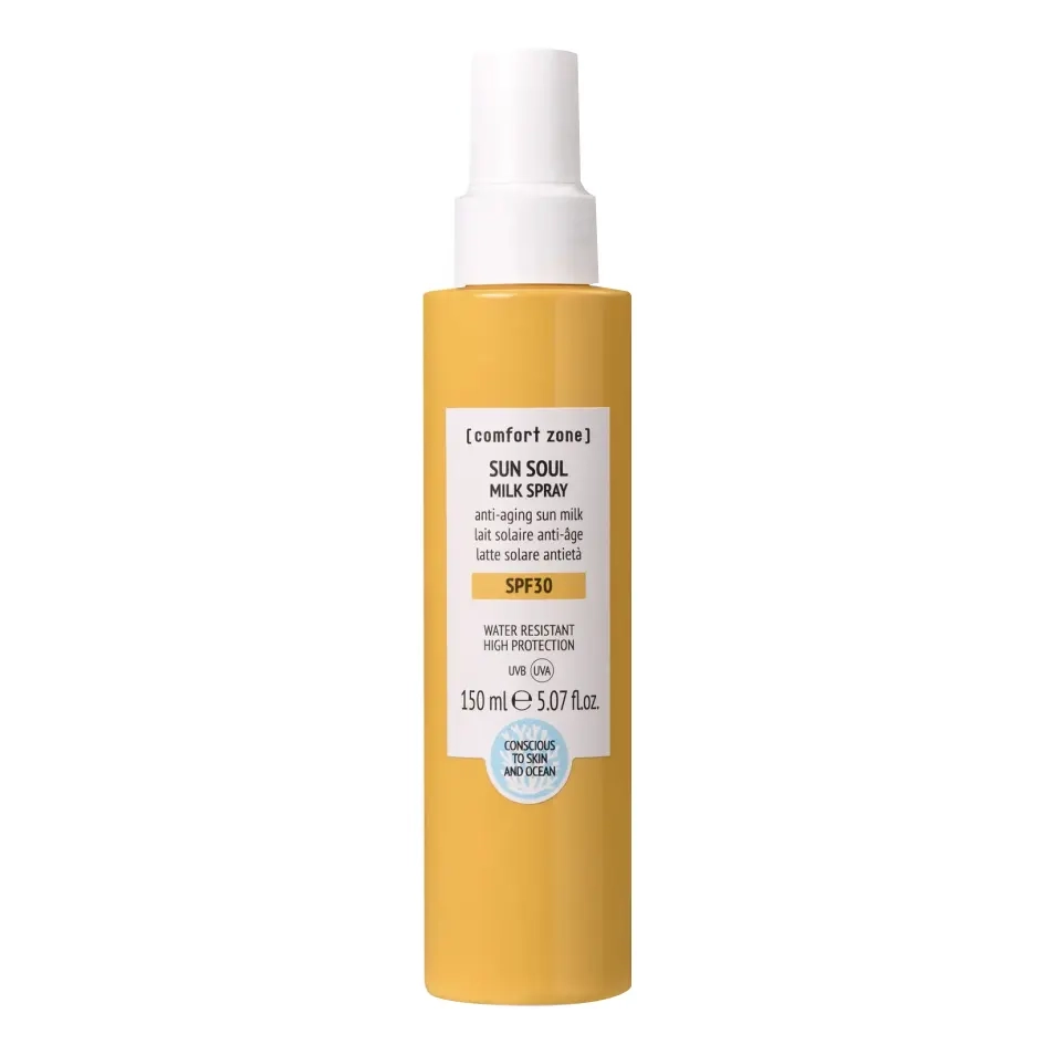 Сонцезахисне молочко для тіла з SPF 30 Sun Soul Milk SPF 30 COMFORT ZONE Обʼєм 150 мл