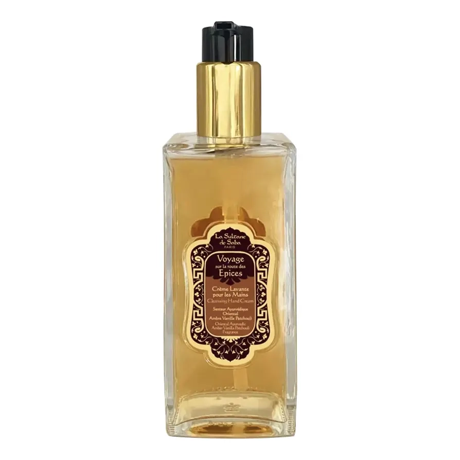 Рідке мило для рук Hand Cleansing Cream Ayurvedic Amber Vanilla Patchouli LA SULTANE DE SABA Обʼєм 200 мл