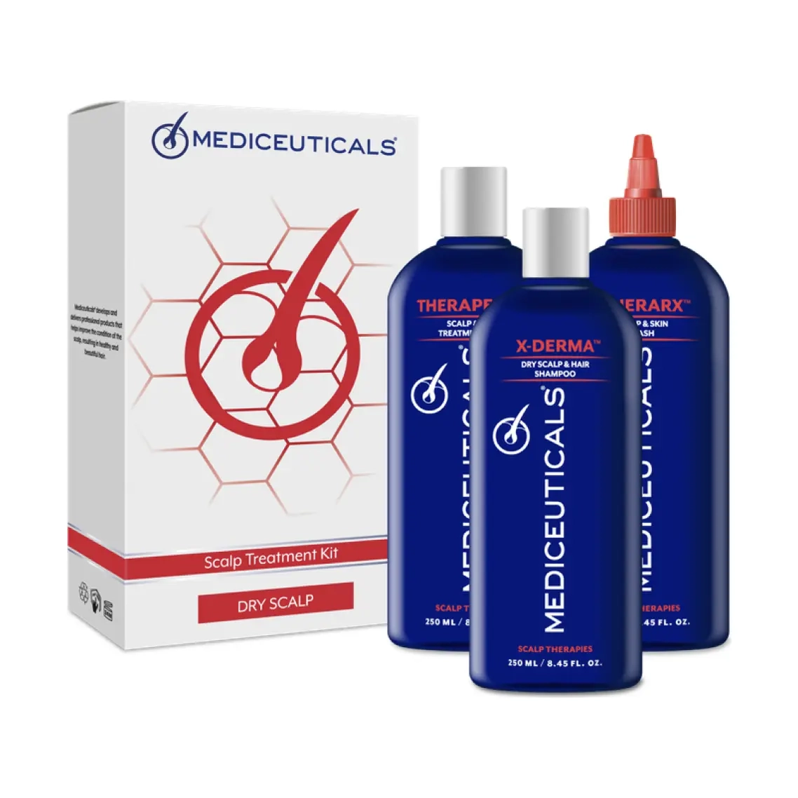 Комплексний набір для догляду за сухою шкірою голови Scalp Treatment Kit Dry Scalp MEDICEUTICALS