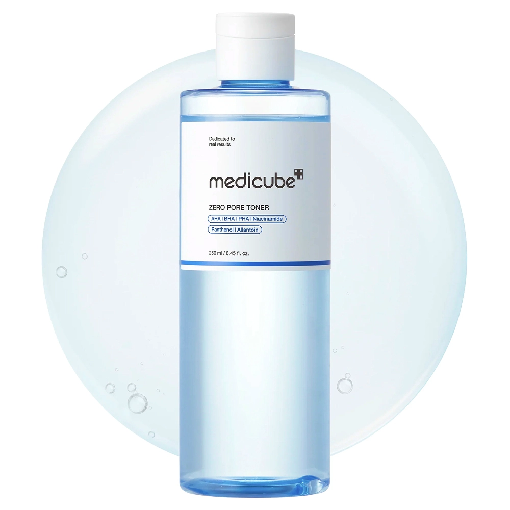 Зволожувальний тонер для догляду за розширеними порами Zero Pore Toner MEDICUBE Обʼєм 250 мл — фото 2