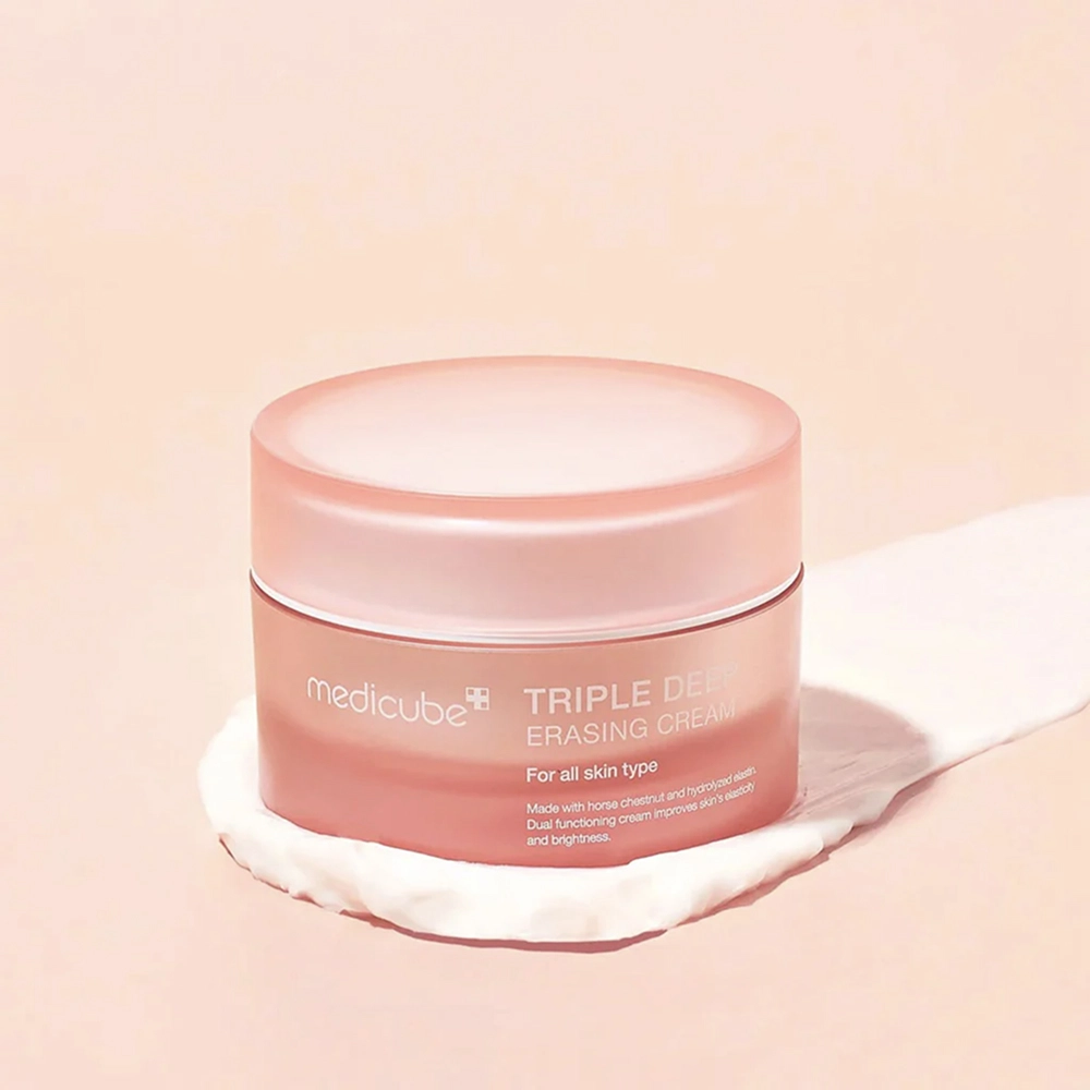 Увлажняющий крем с коллагеном и гиалуроновой кислотой Triple Collagen Cream MEDICUBE Объем 50 мл — фото 4