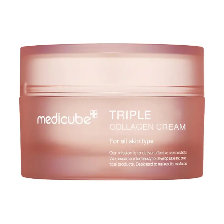 Увлажняющий крем с коллагеном и гиалуроновой кислотой Triple Collagen Cream MEDICUBE Объем 50 мл