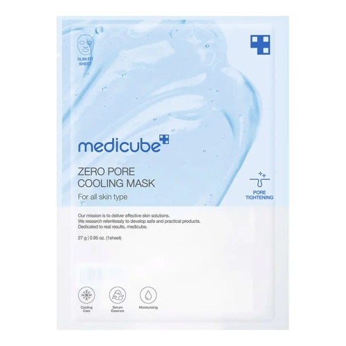 Охолоджувальна маска для звуження пор і контролю жирності шкіри Zero Pore Cooling Mask medicube
